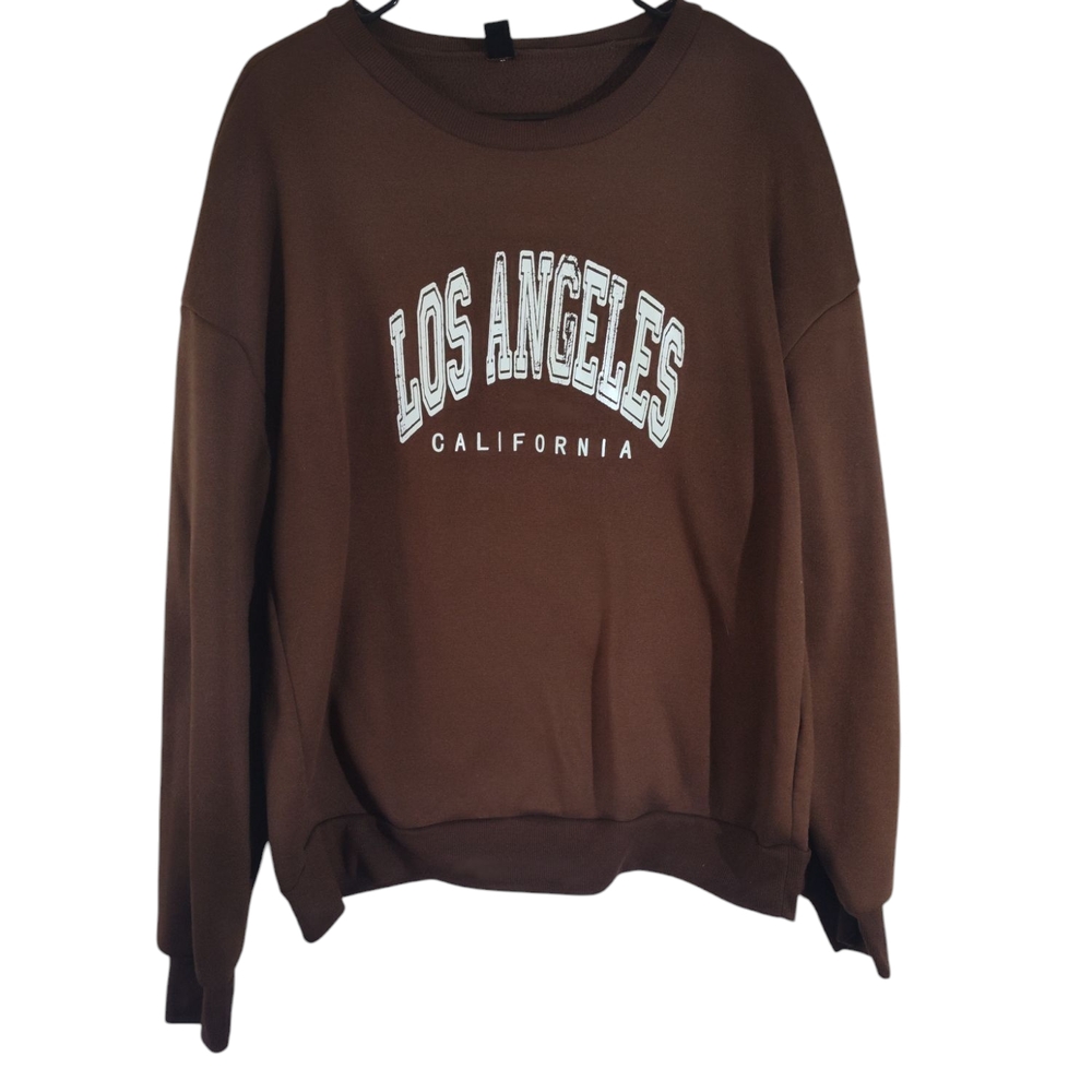Brown Graphic Sweatshirt